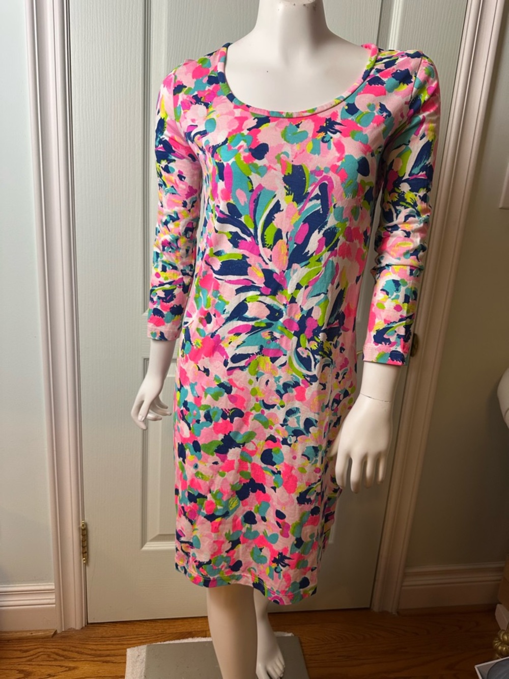 Lilly Pulitzer Pink Multicolor Mini Dress XXS